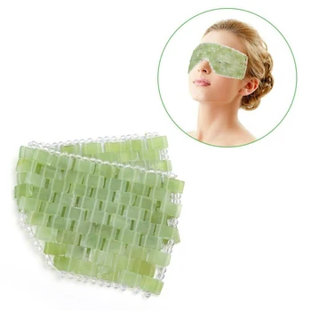 Naturlige Jade Maske, Øjenmaske Sten Ansigt Massageapparat Anti Rynke Øje Afslapning Huden Massage Beauty Care Tool