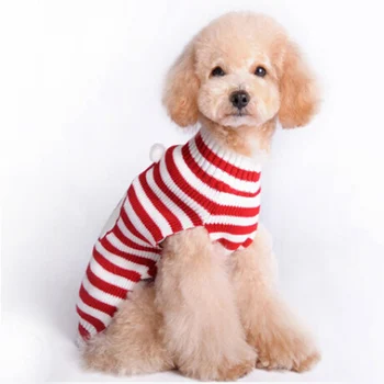 Kæledyr Hund Tøj, Vinter, Santa Pet Knited Sweater Chihuahua Teddy Hvalp Kat For Små Hunde Varm Jul Sweater XXS-XXL