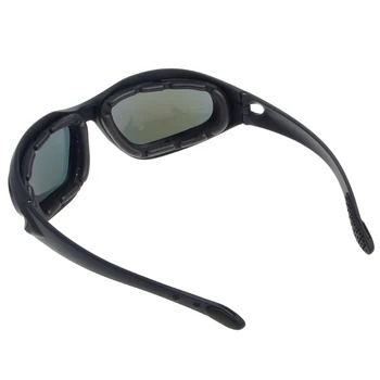 Windproof Polarized Motorcycle Lens Sun Glasses Riding Cycling Biker Sports Wrap E7CA