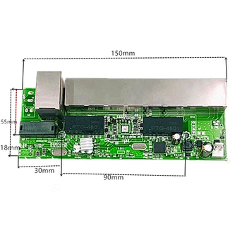 ANDDEAR-48 v 8 port gigabit ikke-styrede poe switch 8*100 mbps POE poort; 2*100 mbps UP Link poort; poe drevet skifte NVR