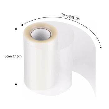 10M Mousse Omkringliggende Kant Kage Indpakning Tape Bagning Roll Emballage Kage Udsmykning DIY Værktøjer 8cm 10cm Indretning Tape