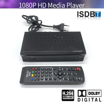 ISDB-T Digital TV-Modtager Max Digital TV-Tuner til Peru, Brasilien Chile ISDBT TV-Receptor H. 264 Set-Top-Boks VHF/UHF Full HD AC3