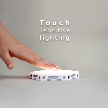 Touch Kontrol Quantum væglampe led modulære Contrsensitive belysning Sekskantet lamper nat lys magnetiske dekoration væggen lampara