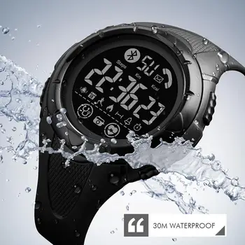 SKMEI 2020 Vandtæt Herre Ure Nye Mode Afslappet LED Digital Udendørs Sport Watch Mænd Multifunktions Bluetooth Håndled ure