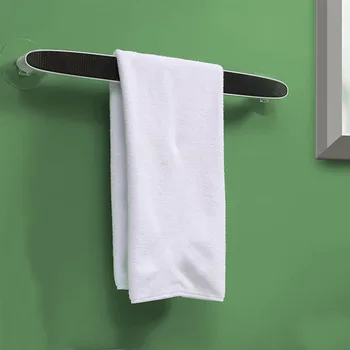 Punch-gratis Slipper Bøjle Multifunktion selvklæbende Håndklæde Rack Holder Badeværelse vægmonteret Hylde, Slipper Arrangør opbevaring