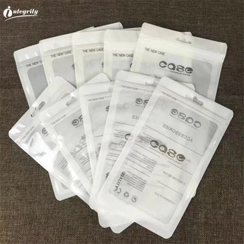 INTEGRITET 3000pcs 12.5X21cm lynlås plast Tilbehør celle Mobiltelefon Tilfælde Dække Emballage Pakke Taske til SONY iPhone 6 Plus
