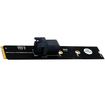 SFF-8643 Mini SAS HD-36-Pin til M. 2 Tasten M-adapterkortet for U. 2 NVMe PCIe-NVMe SSD Støtte 750 2,5-Tommers