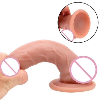 VATINE Hud Realistisk Penis til Super-Store Store Fleksibel Dildo Med sugekop sexlegetøj til Kvinde Kvinde Masturbator