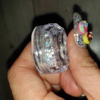 3g/0.1 oz Dedikeret Jar Flaske til Opal Flake Powder Nail boksning 100pcs Mini Genanvendelige Kosmetiske Beholder Tom Krukke Pot #12