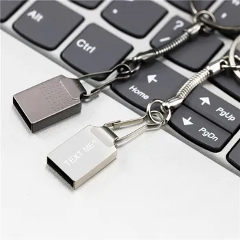 TEKST MIG reelle kapacitet metal model usb2.0 4GB 8GB 16GB 32GB pen-drev, USB-Flash-Drev 64GB kreative Pendrive Super Mini USB
