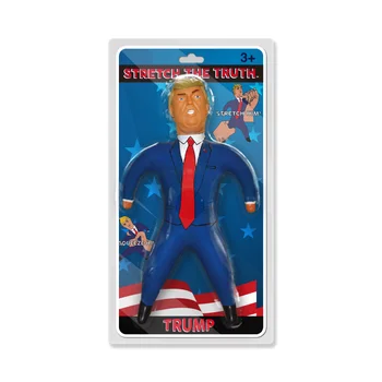 Trump Elastisk Superman Gummi Dekompression Vent Spoof Dukke Garage Kit Toy Kreativ Gave Afslapning Artefakt