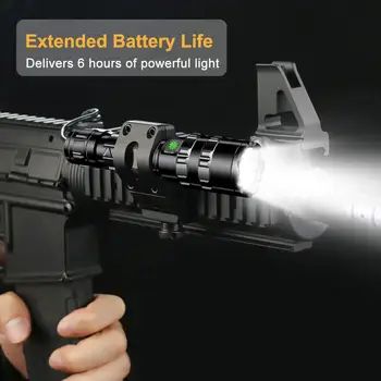Taktisk Lommelygte Vandtæt Jagt Lys Brænder Ultra Lyse Lanterne Militære Skyde Lampe USB-Genopladelig Lommelygte