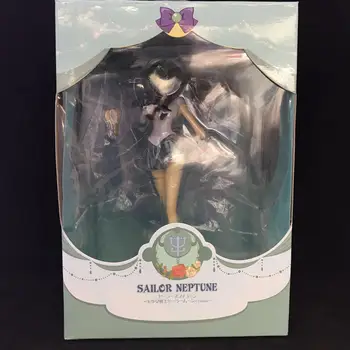 Søde Anime Sailor Moon Crystal Sømand Neptun Kaiou Michiru PVC-Action Figur Collectible Model Kids Legetøj, Dukke, 21 cm