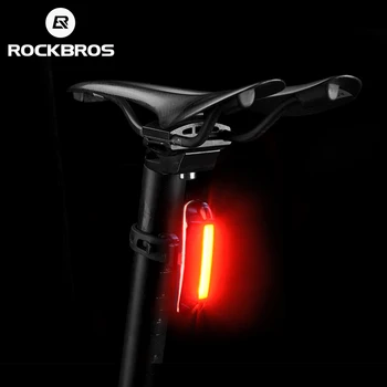 ROCKBROS Cykel Lys Bageste Cykel Lys LED USB Cykling baglygten Cykel Sadel Lys luces bici MTB Tilbehør Cykel Baglygte