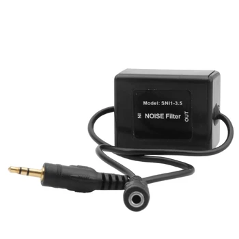 3.5 mm Hovedtelefon Mini Jack Ground Loop Isolator Støj Filter Bil Auido Stereo
