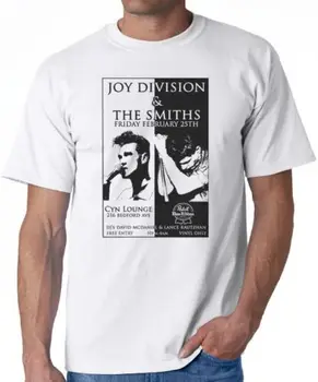 T-SHIRT Joy Division, The Smiths Koncert Flyer Tour Plakat kur