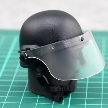 1/6 Skala Soldat SWAT-Model Racing Hjelme FBI PASGT Hjelme Mat Sort plast hjelm til 12