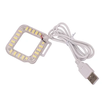 Andoer USB LED Linse Ring Flash Nightshot Udfylde Lampe til Nye GoPro Hero 4 3+ 3 Standard Vandtæt hus-Sagen