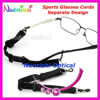 5pcs Særskilt Design Anti Slip Justerbar Sports Briller Briller Solbriller String Lanyard Ledninger Indehaveren Gratis Fragt L657