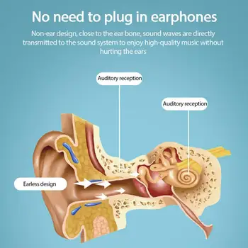 Ikke-i-øret G1 Bone Conduction Øre-monteret Bluetooth-Hovedtelefoner 5.1 Headset Trådløse Sport Hovedtelefoner Vandtæt Hovedtelefon Auricular