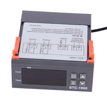 Kvalitet Universal Digital STC-1000 Temperatur Controller Termostat med Sonde -50~99C 220 V Akvarium w/Sensor til Alle Formål