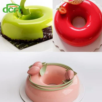 3D Silikone Savarin Donut Kage Forme Til Bagning Mousse Chokolade Brownies til Dessert Bagværk, Wienerbrød Værktøjer Bagt i Gryde
