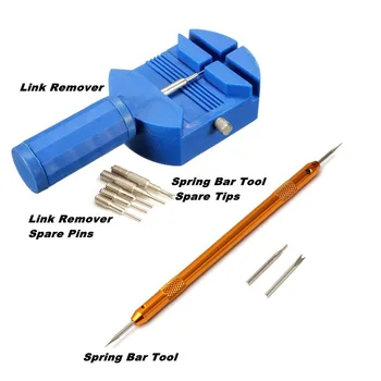 144Pcs Se Værktøjer Ur Repair Tool Kit Åbner Link Pin-Fjerner Sæt til Foråret Bar Urmager Værktøj