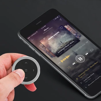 Kebidu Trådløse Bluetooth-Media Fjernbetjening på Rattet MP3 Musik Spil til Android, IOS Smartphone Kontrol Bil Styling Kit