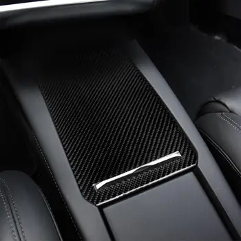 Carbon Fiber Bil Center Control-Armlæn Beskyttelse Klistermærker til Tesla Model X