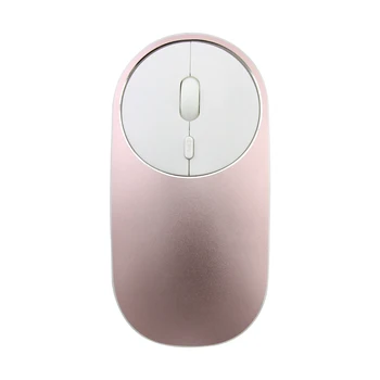 Bluetooth Trådløs Lydløs Mus Genopladelige Ergonomisk 3D Computer Mause Pink BT USB Dual-Mode Mus, Xiaomi Telefon iPad Pige