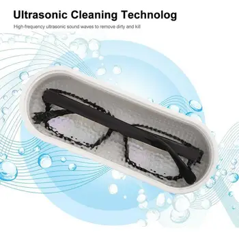 Ultralyd Smykker Renere Protese For Briller Mønter Silver Cleaning Machine Se Briller Kredsløb ultralydsbad
