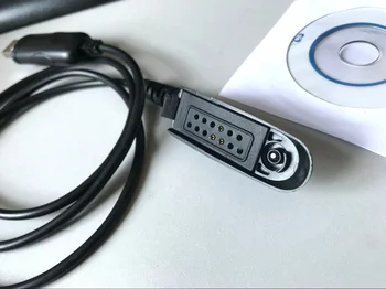 USB-kabel til programmering motorola gp328,gp338,gp340 to-vejs radio walkie talkie med CD-driver