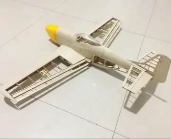 RC Fly Laser Cut balsatræ Fly Kit Nye P51 Rammen uden at Dække Vingefang 1000mm Gratis Fragt Model byggesæt