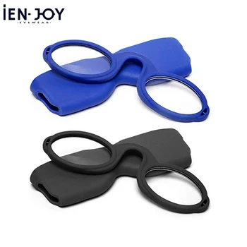 IENJOY Klip Næse læsebriller Lille Transportabel Lomme, Pung, Briller til Mænd og Kvinder med Case-Læser-Brillerne 1.0-3.0