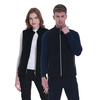 Varme jakke fleece vest carbon fiber offentlig kvinde, Elektrisk, Opvarmet Vest USB-Varme Vest Vinter Termisk Varm Jakke, frakke