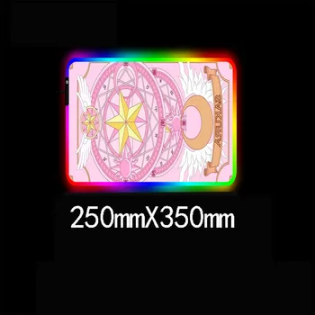 Sailor Moon Anime RGB-900*400 Gummi Gaming musemåtte LED-Baggrundsbelysning Laptop Tastatur Pad Anti-Slip Bedste Valg CS Musemåtte XL Mat