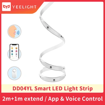 Yeelight DD04YL Smart Wi-Fi LED lysbånd kan Forlænges Flerfarvet Dæmpbar Music Sync Tape Strimmel Lys,App & Voice Control