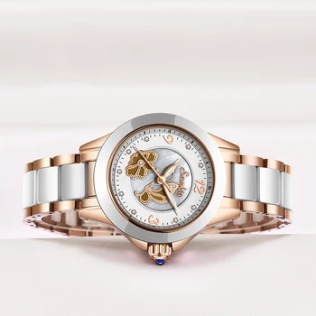 SUNKTA 2019 Nye Rose Gold Watch Kvinder Quartz Ure Damer Top Mærke Luksus Kvindelige armbåndsur Pige Ur Relogio Feminino+Max