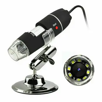500X-1600X 8 LED Lys Digitale Kredsløb Stereo-Mikroskop, Mini Kamera, USB-Elektronik Microscopio Biologi Forstørrelse Hjem Skole