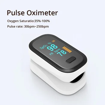 BOXYM Medicinsk Fingerspids Pulse Oximeter & Baby Infrarød Termometer Family Health Care Rejse Pakker