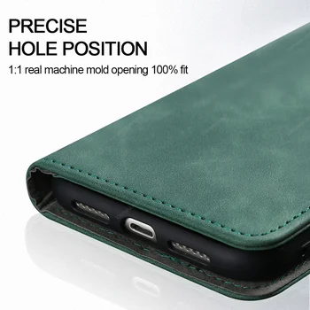 POCO X3 NFC Flip Case til Xiaomi Mi Pocophone POCO X3 X2 F2 Pro 9T Redmi Note 8 9 Pro 9S 9A Tilfælde Luksus PU Læder Pung Cover