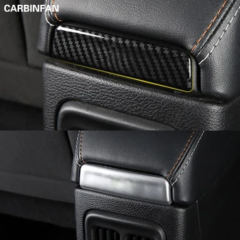 Car-Styling ABS Interiør Auto Sæde Armlæn Box Tilbage Dekorative Med Frame Cover Trim Klistermærke Til Jeep Compass 2017+
