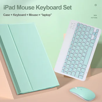Farverige Mus og Tastatur taske Til iPad Pro 10.5 9.7 11 Luft 2 3 10.2 2017 2018 2019 2020 5th 6th 7th Generation af Dække Tastaturet, musen