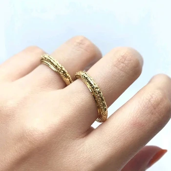 Varm Guld-Farve Astronomiske Kugle, Bold Kvinder Ringe Mode Komplekse Roterende Kosmiske Konstellationer Smykker Ring for Elskere