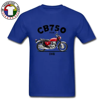 Vintage Motorcyklen CB750 1970 Design Nye t-shirts Japansk Motorcykel Kærlighed Dag Bomuld T-Shirt Normale Mænds Tøj