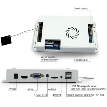 IYO Pandoras Box 2021 Nyeste Wifi 3D-8000 Retro Arcade Spil PCB Board 250*3D-Spil + 7750*2D-Spil HDMI VGA-Udgang Bundkort