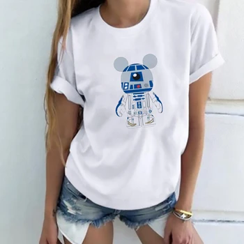 Star Wars-Film T-Shirt Kvinder Vogue Sommer Top T-Shirt Femme Harajuku Rock, Rap, Hip Hop Unisex T-Shirt Tumblr Tøj Dropship