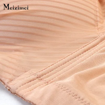 Meizimei Wire Gratis Bh ' er til Kvinder BH med super push up antyder Plus Size Brystholder girlsexy Undertøj dyb V skønhed tilbage undertøj