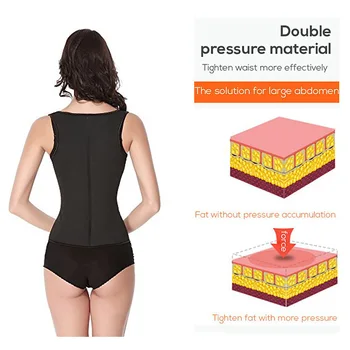 Justerbar talje body shaping bodysuit tights vest åndbar pasform design for gravide kvinder