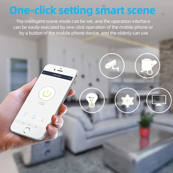Tuya Smart Liv Wifi Smart Switch Timer Wireless Remote Voice Control 10A Arbejde med Google Startside Alexa Tuya Smart Home Automation